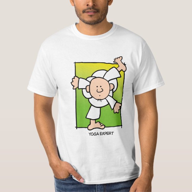 Camiseta perito da ioga (Frente)