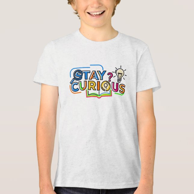 CAMISETA PERMANEÇA CURIOSO (Frente)