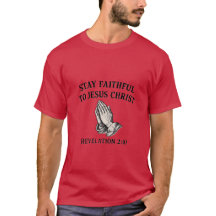 Camiseta Permaneça Fiel a Jesus Cristo