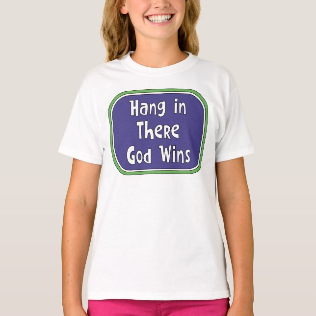 Camiseta Permaneça Firme - Deus Vence (Frente)