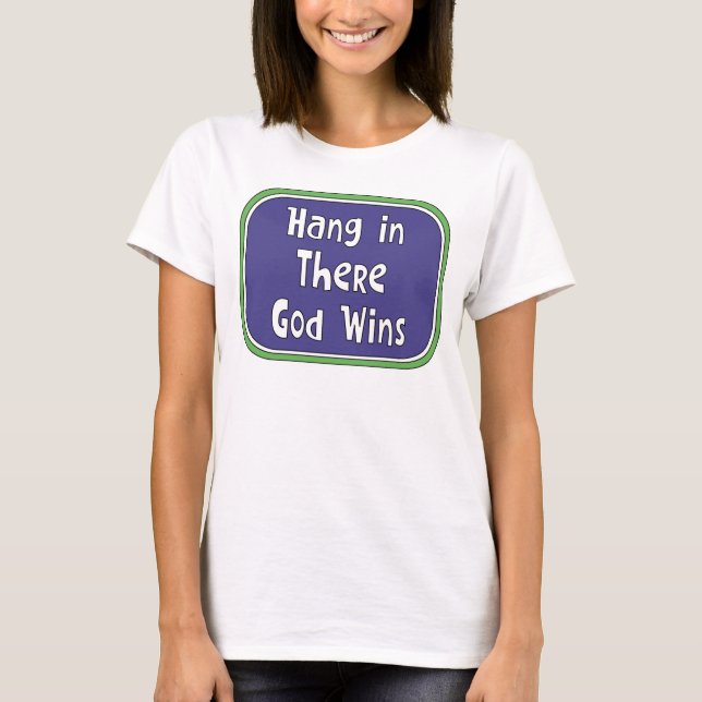 Camiseta Permaneça Firme - Deus Vence (Frente)