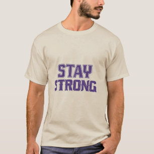 Camiseta Permaneça Forte Resiliência Negrito