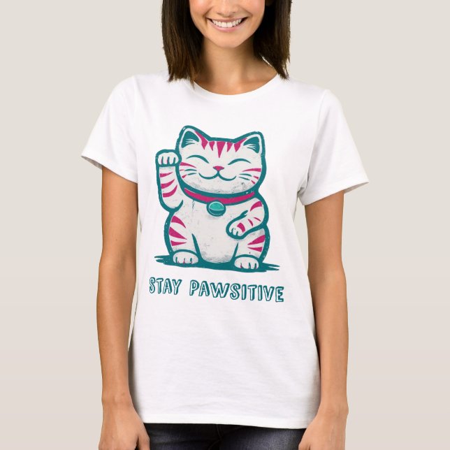 Camiseta Permaneça Pawsitivo (Frente)