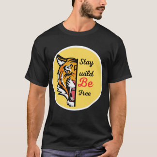 Camiseta Permaneça selvagem