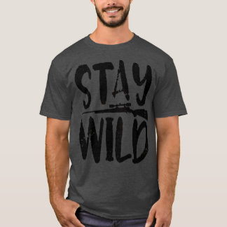Camiseta Permaneça selvagem