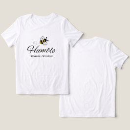 CAMISETA PERMANEÇA VERDADEIRO MOTIVACIONAL ABELHA HUMILDE  
