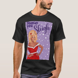 Camiseta Permaneça você Derruba Carta de Natal RuPaul Drag