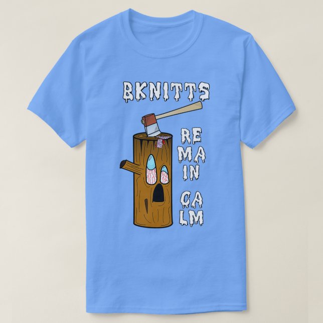 Camiseta Permanecer Calmo (Frente do Design)