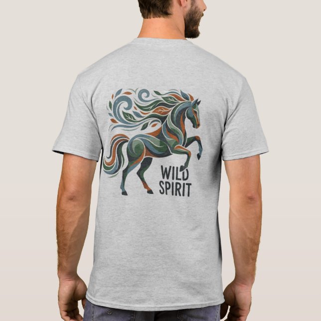 Camiseta permanecer selvagem (Verso)