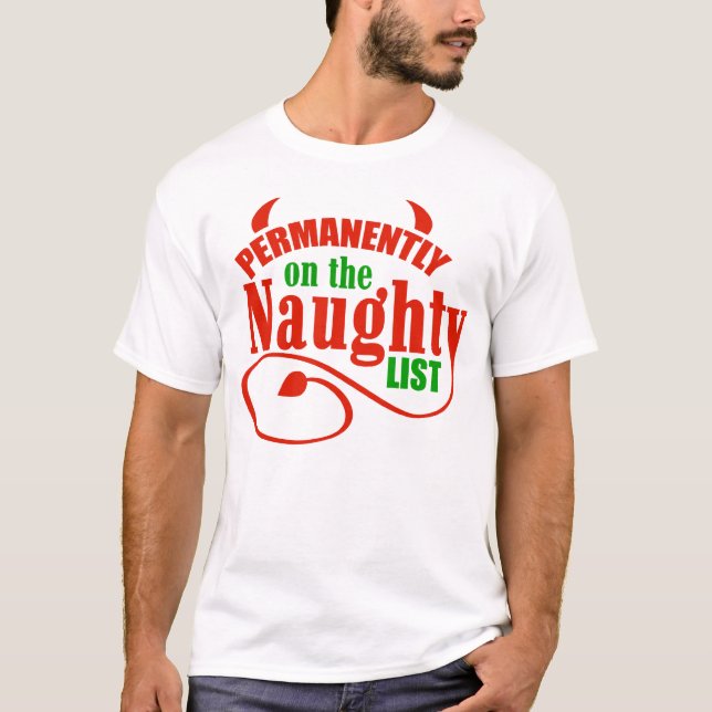 Camiseta Permanentemente na lista impertinente (Frente)