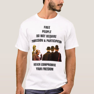 Camiseta Permissão e participação (luz)