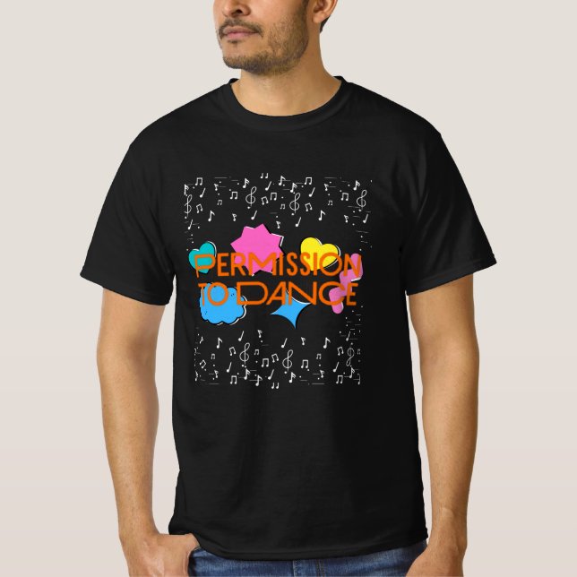 Camiseta permissão para dançar (Frente)