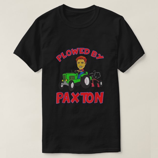 Camiseta Permitido Por Paxton, Equipe Paxton Tee , Flor Por (Frente do Design)