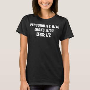 Camiseta Perna Amputada Humor Engraçado Presente de Amputaç