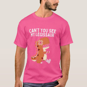 Camiseta Perna legal Quebrada Para Homens Crianças Quebrara