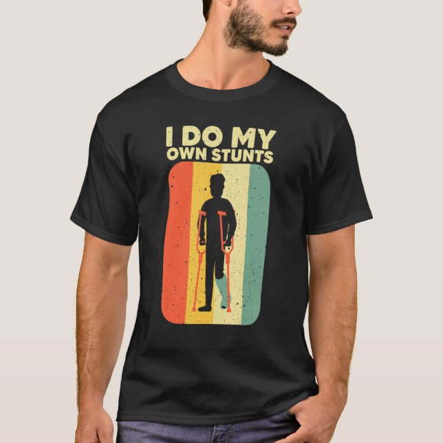Camiseta Perna legal Quebrada Para Homens Mulheres Quebrada (Frente)