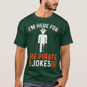 Camiseta Perna Prostética Pirata Piada Engraçada Amputeia