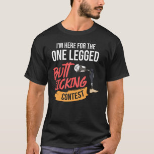 Camiseta Perna Prostética Uma Perna Oferece Perna Prostétic