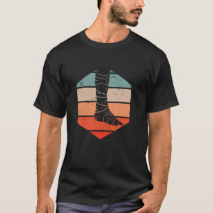Camiseta Perna Quebrada Retro - Lesão na Perna Quebrada