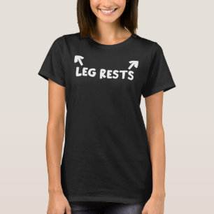 Camiseta Perna Repousa Parentalidade Piada Humor No Dia Pai