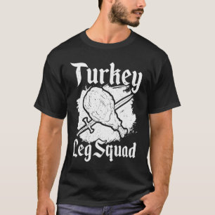 Camiseta Perna Turca Esquadrão Medieval Cavaleiros Refeiçõe