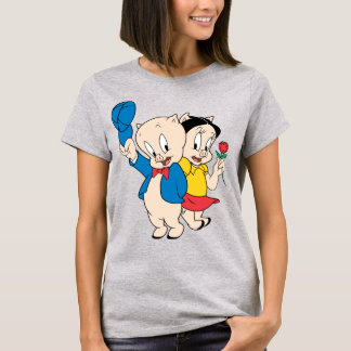 Camiseta Pernalonga e Petúnia