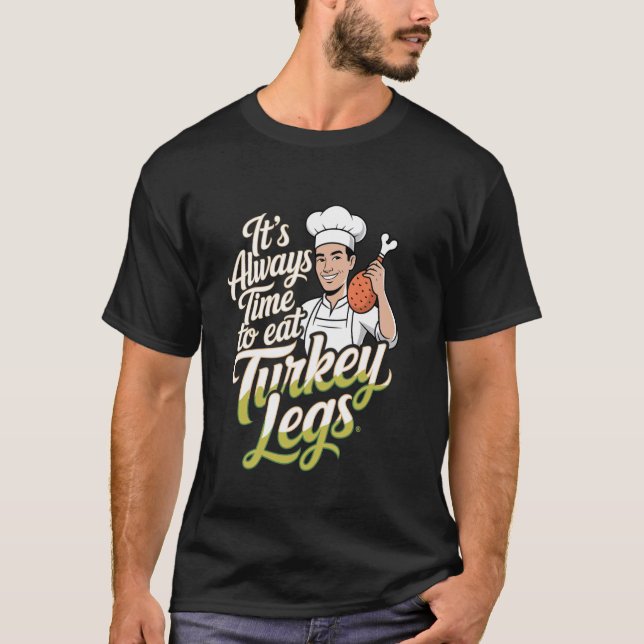 Camiseta Pernas de Peru É Sempre Hora de Comer Pernas de Pe (Frente)