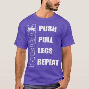 Camiseta Pernas de tração do forte - acesso repetido do fis