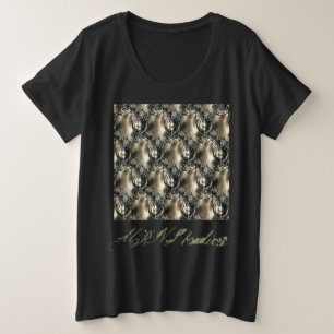 Camiseta Pérolas Douradas