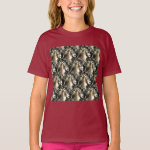 Camiseta Pérolas Douradas