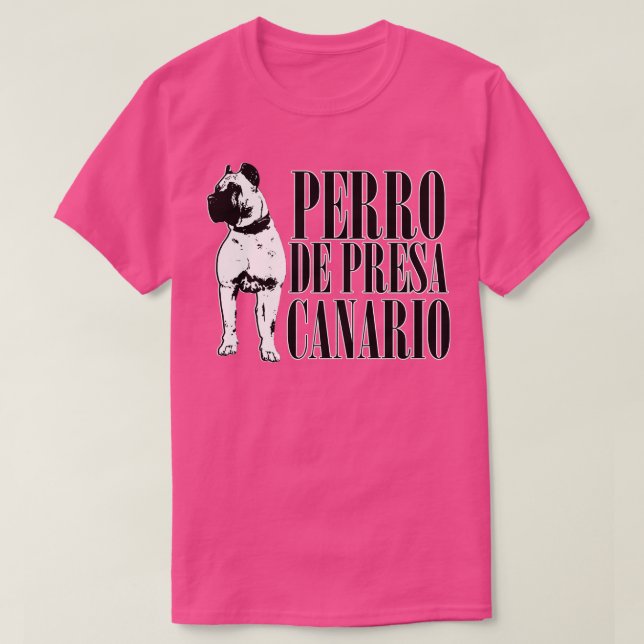 Camiseta Perro de Presa Canario Dogo Canario (7) (Frente do Design)