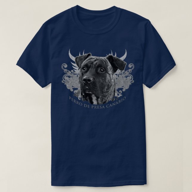 Camiseta Perro de Presa Canario Dogo Canario (8) (Frente do Design)