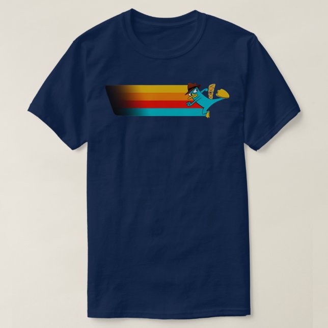 Camiseta perry o bando de platypus (Frente do Design)