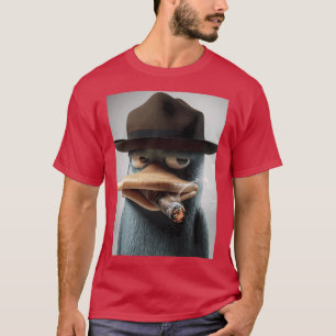 Camiseta Perry o ornitorrinco fumando um meme de charuto t
