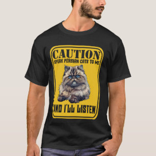 Camiseta Persa CUIDADO FALE PERSA COMIGO EU OUVIREI Per