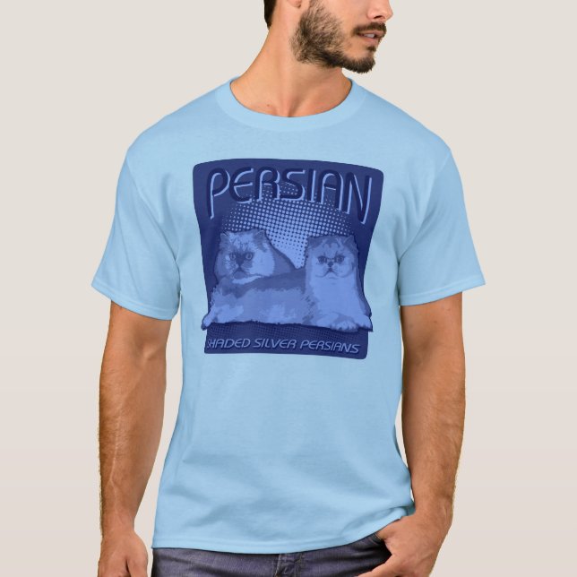 Camiseta Persa - persas protegidos prata (Frente)