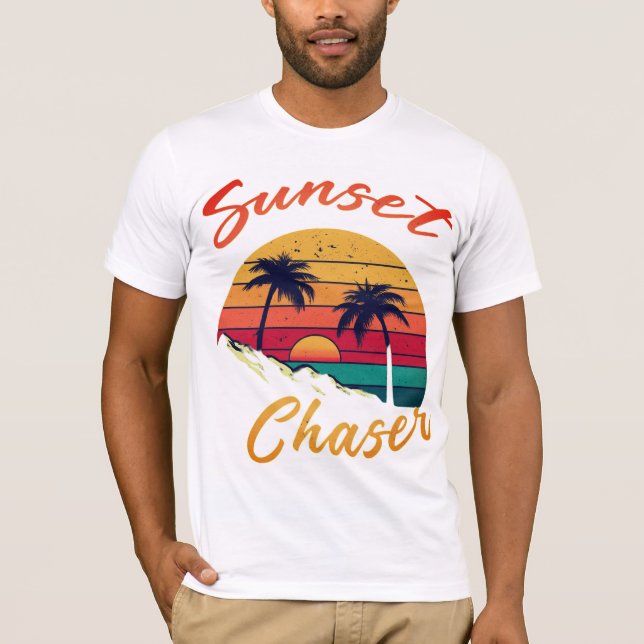 Camiseta Perseguição ao Fogo: Tee Chaser Sunset (Frente)