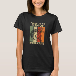 Camiseta Perseguição Do Norte Pike A Muskie Hunter Musky
