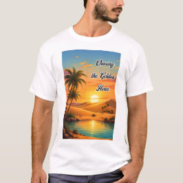 Camiseta Perseguindo a Estética do Deserto da Hora Dourada