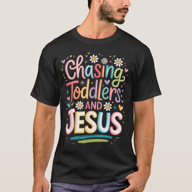 Camiseta Perseguindo Crianças e (Frente)