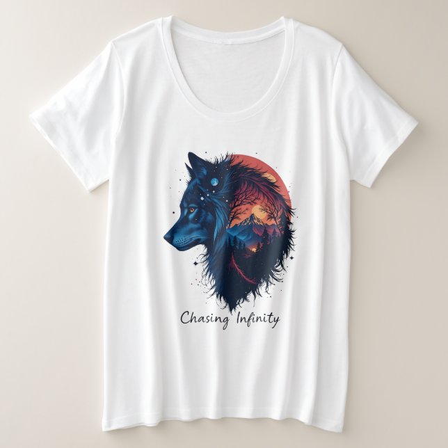 Camiseta Perseguindo Infinidade (Frente do Design)