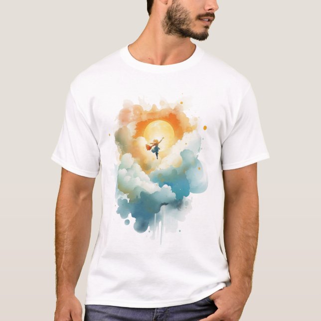 Camiseta Perseguindo Nirvana – Jornada para a Paz Interior (Frente)