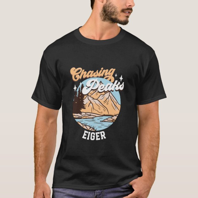Camiseta Perseguindo Picos - Eiger (Frente)