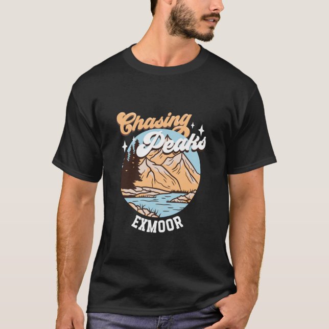 Camiseta Perseguindo Picos - Exmoor (Frente)