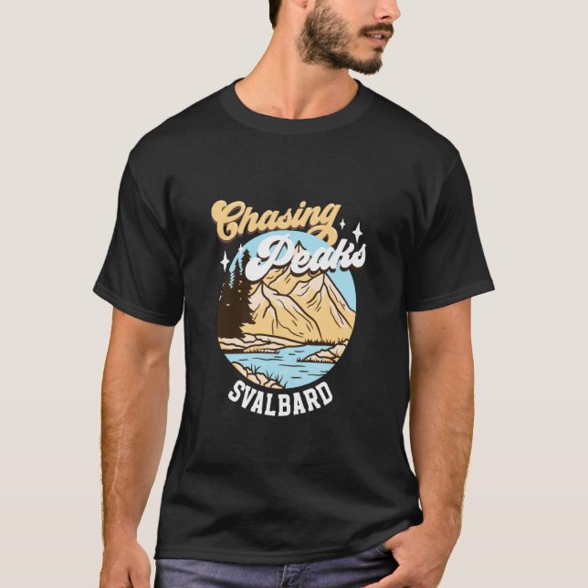 Camiseta Perseguindo Picos - Svalbard (Frente)