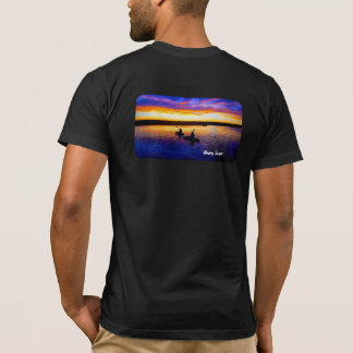 Camiseta Perseguindo Sunset Kayak Jersey Cotton Tee | Uniss