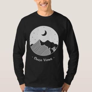 Camiseta Perseguir Aventuras Explorar Acampamento