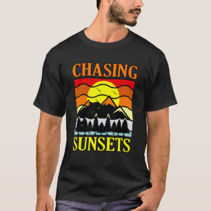 Camiseta Perseguir Pôrs do sol