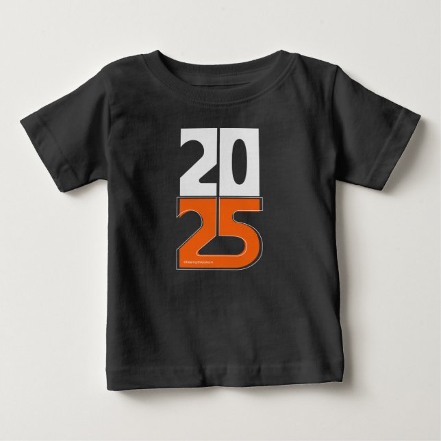 Camiseta Perseguir sonhos em 2025 (Frente)