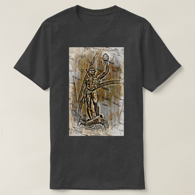 Camiseta Perseus with the Head of Medusa Florence Italy (Frente do Design)